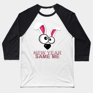 Big Eyes Rabbit Baseball T-Shirt